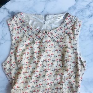 NEW A-Line Dress with Cute Cat Pattern